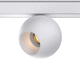 LED track light / spherical / metal / commercial