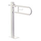 stainless steel grab bar / steel / U-shaped / wall-mounted