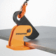 horizontal lifting clamp / for sheet metal / sheet