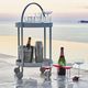 home service trolley / teak