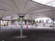 cable-and-membrane tensile structure / for shelter / with PVC membrane / for school