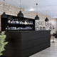 bar counter / wood veneer / laminate / melamine