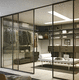 modular walk-in wardrobe / wall-mounted / corner / U-shaped
