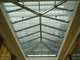 metal glass roof