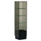 beauty product display rack / clothing / for shoes / glass