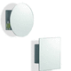 wall-mounted mirror / for beauty salon / contemporary / circular