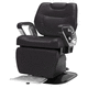 synthetic leather barber chair / with footrest / with headrest / central base