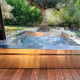 built-in hot tub / above-ground / square / 4-seater