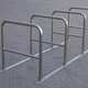 floor-mounted bike rack / secure / for public space / for school