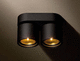 surface mounted downlight / halogen / round / indoor