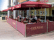contemporary screen / fabric / aluminum / stainless steel