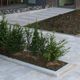 garden edge / sidewalk / limestone / commercial