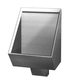 wall-mounted urinal / stainless steel