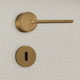 door handle / zamak / modern / home