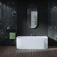 oval bathtub / freestanding / acrylic / contemporary