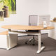 executive desk / contemporary / bamboo / with storage compartment