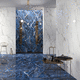 porcelain stoneware tile / high-gloss / indoor / bathroom