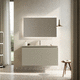 free-standing washbasin cabinet / wall-hung / wooden / contemporary