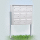 wall-mounted mailbox / group / double-sided
