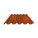 ribbed sheet metal / steel / for roof