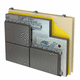 thermal insulation / mineral wool / panel / exterior