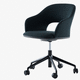 contemporary office chair / indoor / fabric / bentwood