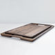 solid wood serving tray / for domestic use