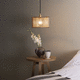 pendant lamp / blown glass / birch / plywood