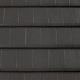 flat roof tile / clay / small / red