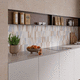 porcelain stoneware tile / matte / indoor / bathroom