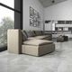 porcelain stoneware tile / polished / indoor / wall