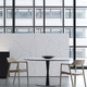quartz composite countertop / kitchen / bathroom / white