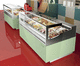 counter refrigerated display case / for shop / metal / without door