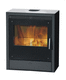 wood heating stove / contemporary / steel