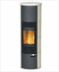 wood heating stove / contemporary / steel / soapstone