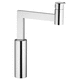 countertop mixer tap / chromed metal / bathroom / 1-hole