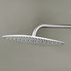 wall-mounted shower head / round / rain