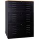 tall filing cabinet / metal / with drawers / contemporary