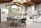 contemporary kitchen / stainless steel / steel / brushed stainless steel