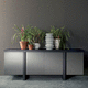contemporary sideboard / lacquered wood