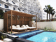 self-supporting pergola / wooden / sun shade louvers / with solar protection