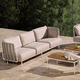 contemporary sofa / outdoor / fabric / acrylic fabric