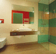 contemporary bathroom / reinforced concrete / for hotel / precast