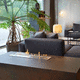 rectangular bioethanol burner / contemporary / built-in / table