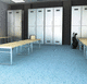vinyl flooring / concrete look / non-slip