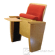 contemporary auditorium seat / wood / plywood / steel