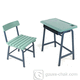 contemporary table and chair set / steel / polypropylene / child's