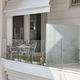 glass balustrade / aluminum / panel / outdoor