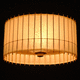 pendant lamp / Japanese paper / wooden / contemporary