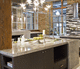 terrazzo countertop / kitchen / square edge / custom-made